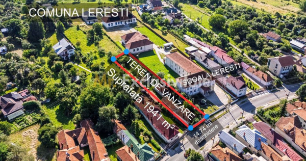 Teren cu potential exceptional 1941 mp&ndash; Centru Leresti ...