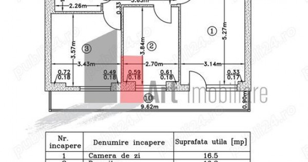 APARTAMENT 3 CAMERE LACUL TEI
