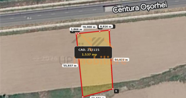 TEREN INTRAVILAN | 1537 mp | ZONA INDUSTRIALA EST | ORADEA |