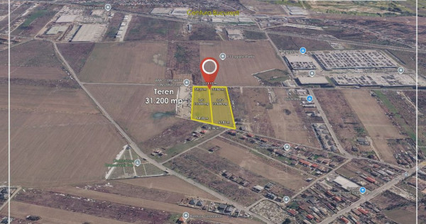 Dragomiresti Valea - Langa Centura, teren 31.200 mp, 28E/mp