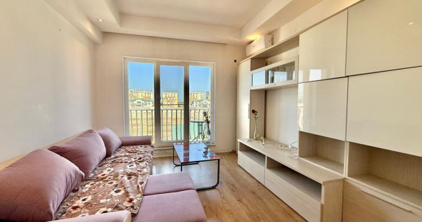 COSMOPOLIS - Apartament cu 2 camere, mobilat si utilat.