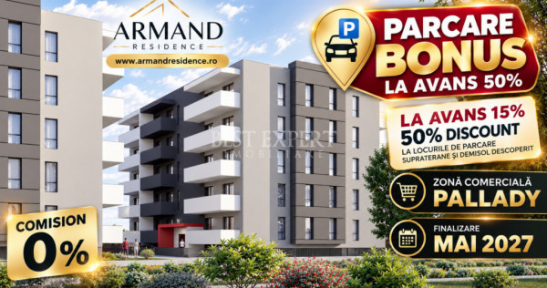 2 Camere Pallady | Avans 15% | Parcare -50% | Direct Dezvolt