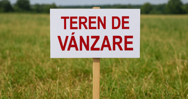 Teren intravilan 6,2 ari, front 18 ml, Livada SCPP, Cerbului