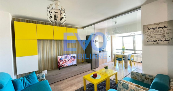 Apartament cu 2 camere, aer conditionat, complex Newton Tata
