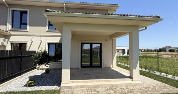 Duplex cu 442 mp teren | Dumbravita | Terase din travertin |