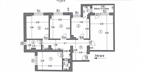 Apartament 4 camere, Ultracentral &ndash; Etaj 1 - investiție ?