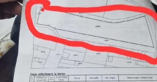 Teren de v&acirc;nzare &icirc;n suprafață de 6000 de metri pătrați &icirc;n Livada