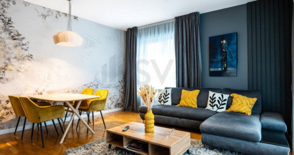Apartament mobilat 2 camere I Luxuria Domenii I Loc de parcare inclus