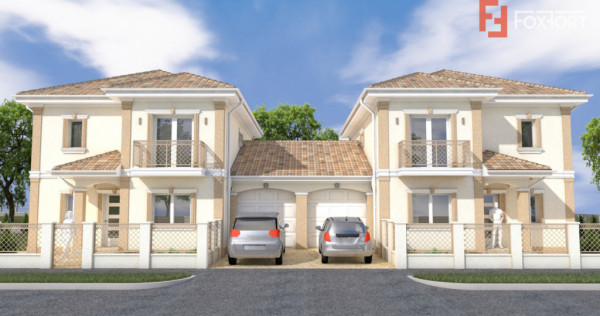 Duplex 5 camere 132 mp utili, despartit prin garaj Mosnita N