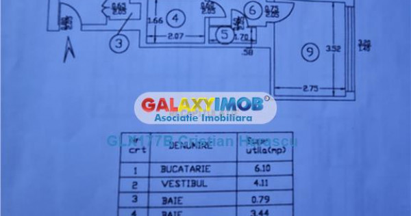 Apartament 3 camere Ion Mihalache 333 Bloc 17