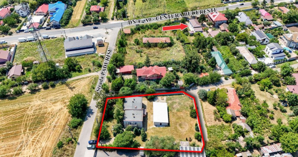 Bloc P+1 | 4 apartamente de 3 camere + Hala productie | Teren 1900 mp