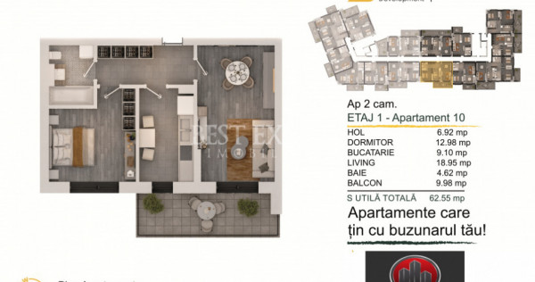 2 Camere | Pallady | Bloc Intim | Parcare Inclusa la avans 2
