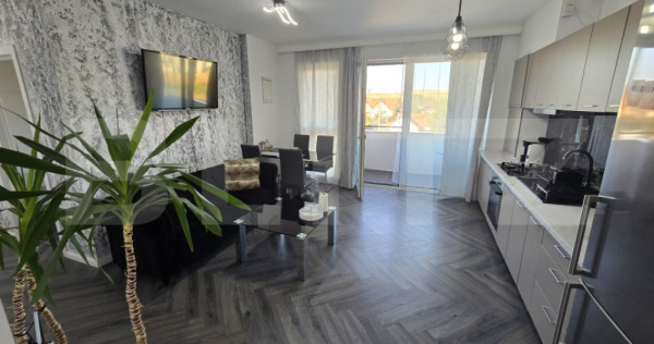 Apartament cu 3 camere, 58 mp, zona Primarie Apahida