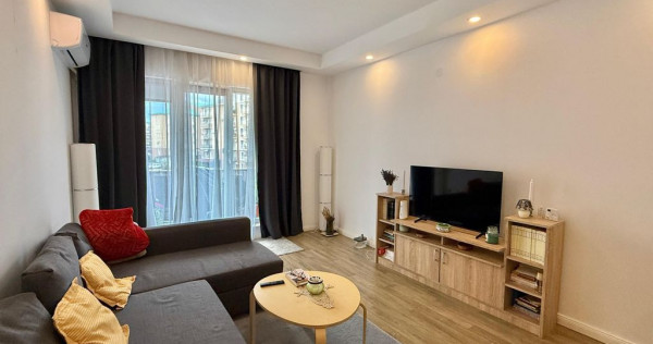 COSMOPOLIS - Apartament cu 2 camere si parcare, mobilat si utilat.
