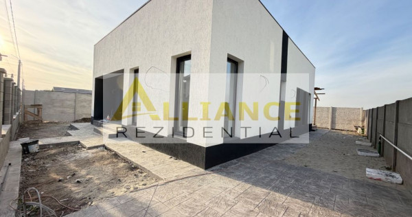 Casa moderna pe parter, 4 camere, teren 375 mp &ndash; ideala pentru familie