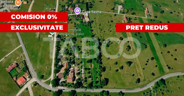 Teren extravilan de vanzare 2580 mp in Statiunea Sambata de