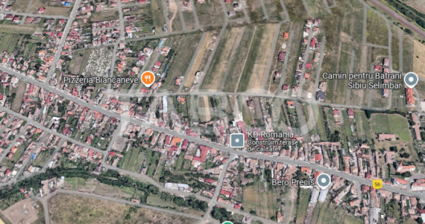 Teren intravilan de vanzare 456 mp puz aprobat Selimbar