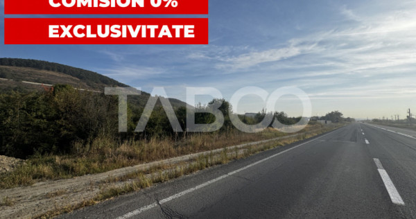 Teren extravilan 6700 mp intre DN si autostrada iesire Crist