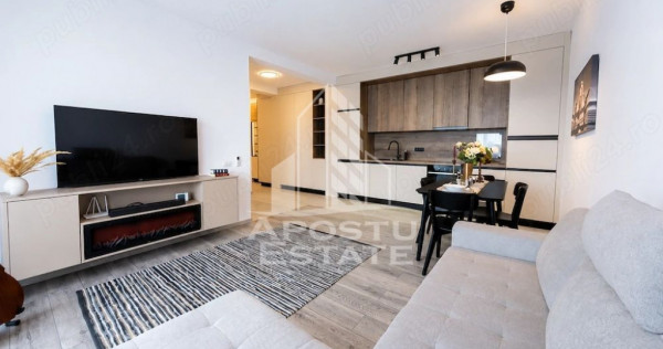 Apartament cu 2 camere, prima inchiriere, loc de parcare, Dumbravita