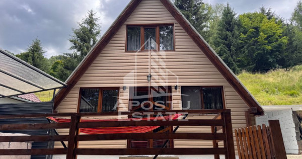 Comision 0% Casa A-Frame, la munte, 1km de Partia Rausor, Hunedoara
