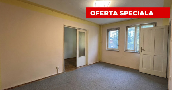 OCAZIE - Apartament 2 camere, 40 mp, parter - Piata Doina