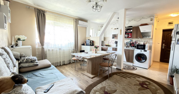 Apartament 2 camere, centrala proprie, 39 mp utili, - Calea