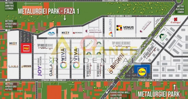 EXCLUSIVITATE | 3 CAMERE | 2 BAI | METROU APARATORII PATRIEI |
