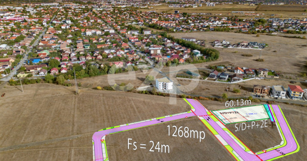 Teren Ideal pentru dezvoltare rezidențială | 1.268 mp | 0%